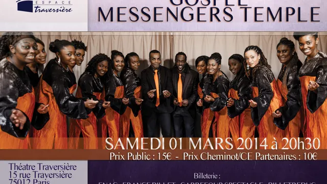 Gospel Messengers Temple en Concert
