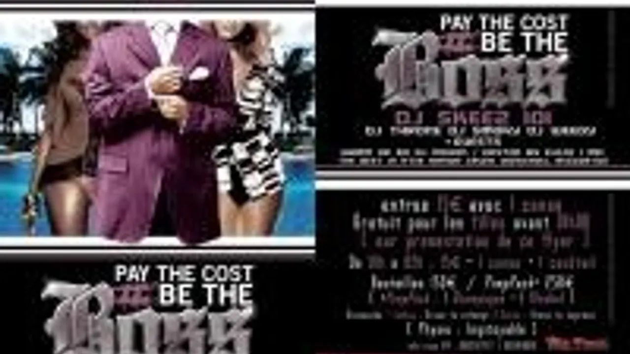 Pay The Cost To Be The Boss