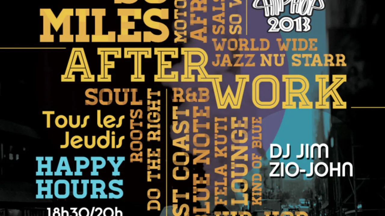So Miles Afterwork Djoon dans le cadre de Paris Hip Hop Soutien 2013