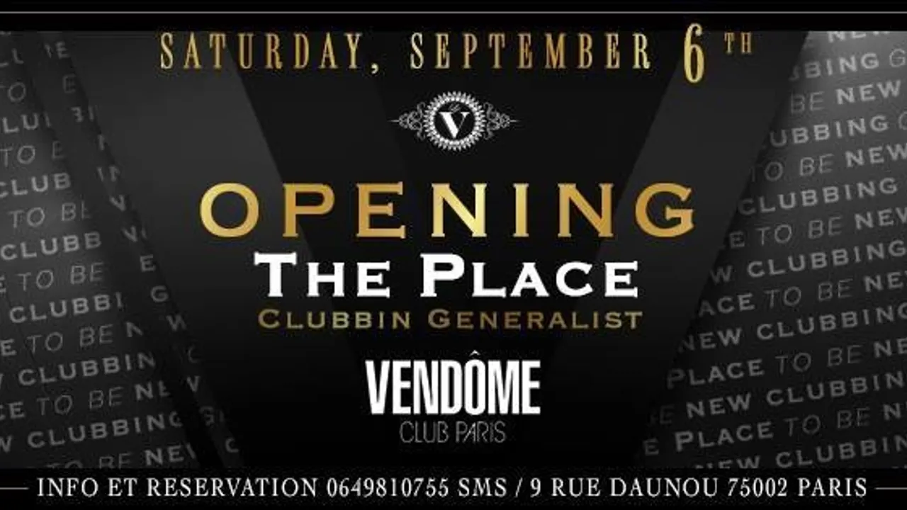 The place opening