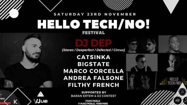Hello Tech/No! - Festival "Non Stop 12 Hours" (Paris - Fr)
