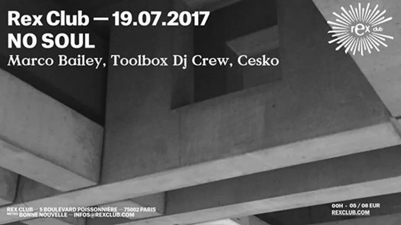 No Soul: Marco Bailey, Toolbox Dj Crew, Cesko