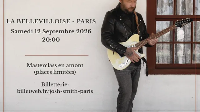 Josh Smith - Premier concert en France