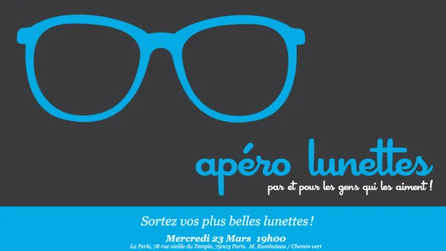 Apéro Lunettes Jimmy Fairly