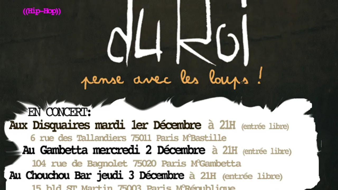 Le Fou du ROI en concert
