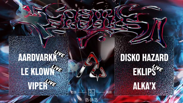 COSMIC FREAKS - 211 PARIS - TECHNO & PSYTRANCE
