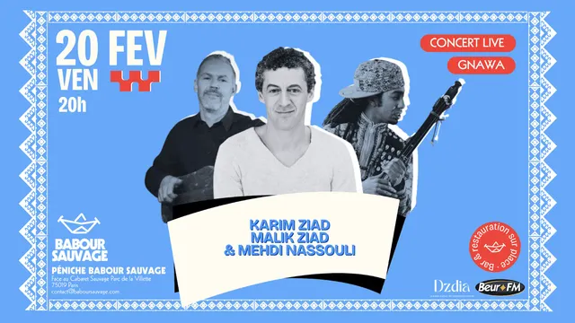 Karim Ziad, Mehdi Nassouli, Malik Ziad En Trio