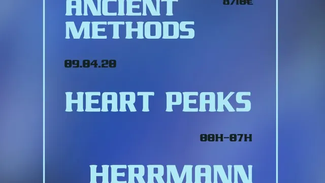 Edyfis Agency: Ancient Methods, Heart Peaks, Herrmann