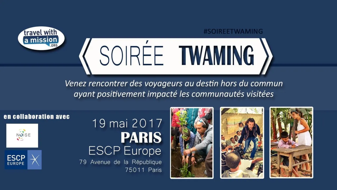 Soirée Twaming le 19 mai à Paris