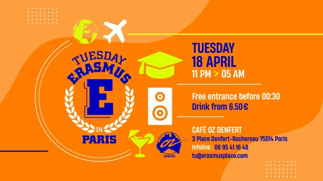 TUESDAY ERASMUS IN PARIS