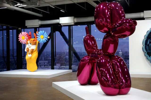 Jeff Koons au Centre Pompidou : glorieux pop art
