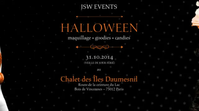 HALLOWEEN au CHALET DES ILES DAUMESNIL