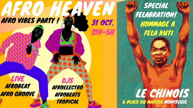 Afro Heaven ~ Afro Vibes Party spécial Felabration !