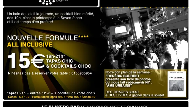 All Inclusive Seven 2 one @ Players Bar