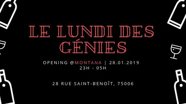 Openning  Le Lundi des Génies