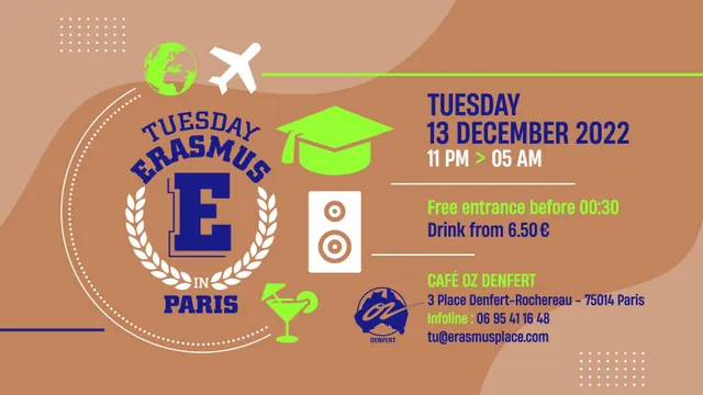 TUESDAY ERASMUS IN PARIS