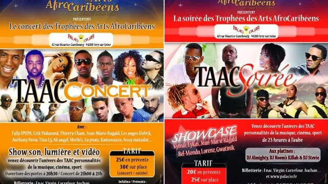 TAAC Concert + Soirée de la Cérémonie  des Trophées des Arts Afrocaribéens