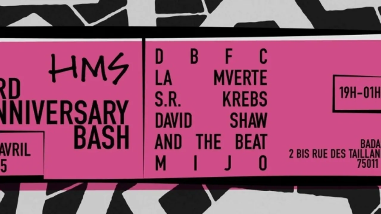 CONCERTS : HMS 3rd Anniversary Bash