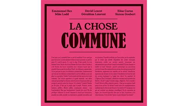 la chose commune