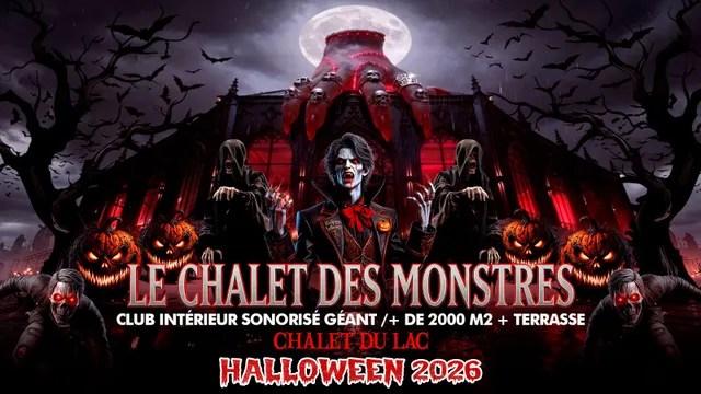 LE CHALET DES MONSTRES HALLOWEEN PARTY GEANTE