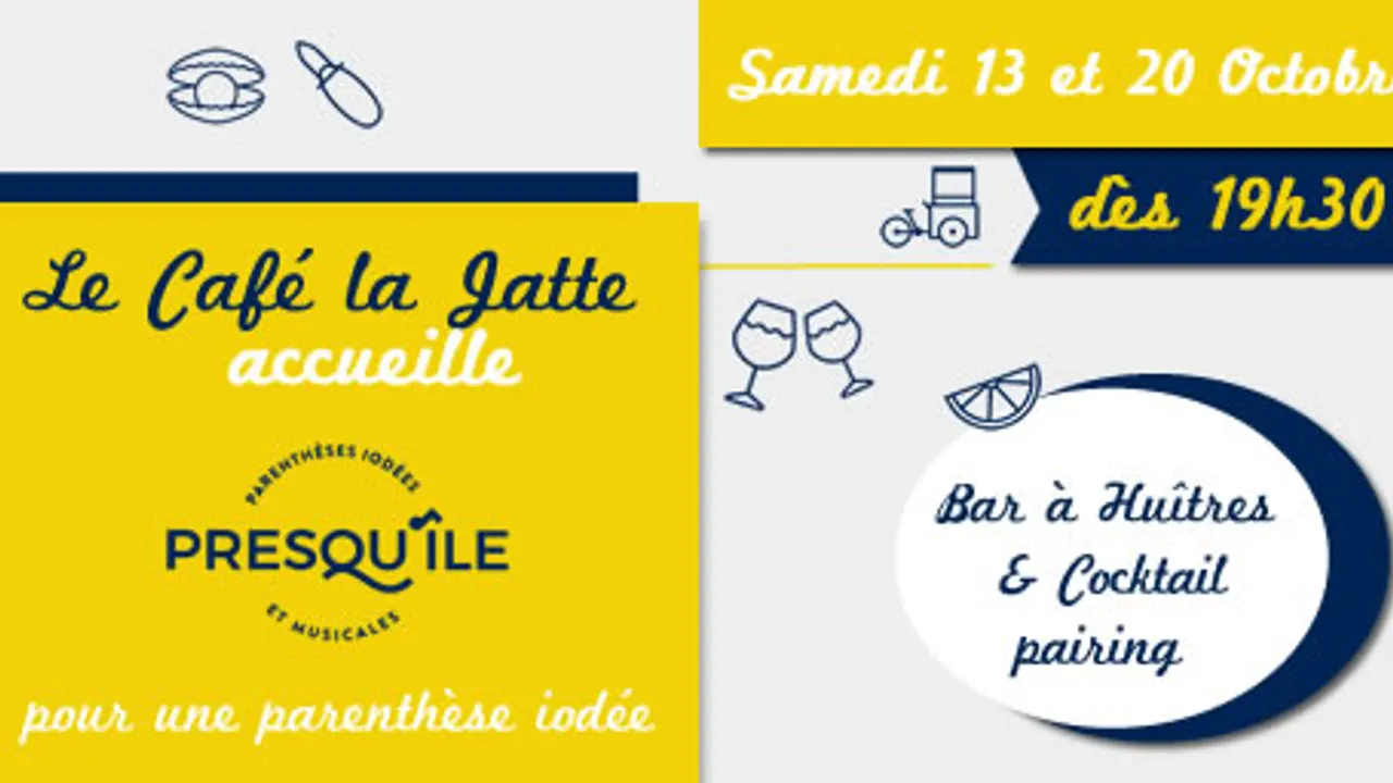 BAR à HUÎTRES & Cocktail pairing au Café la Jatte !
