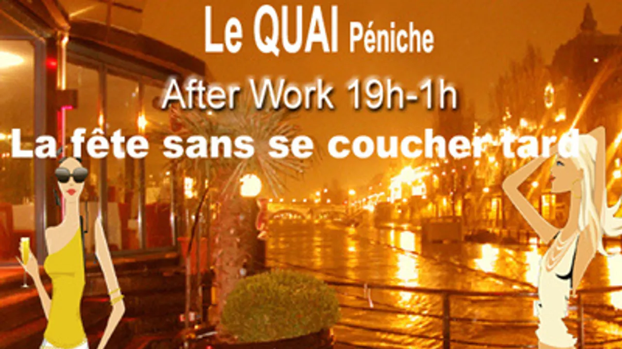 AfterWork Péniche Terrasse LE QUAI