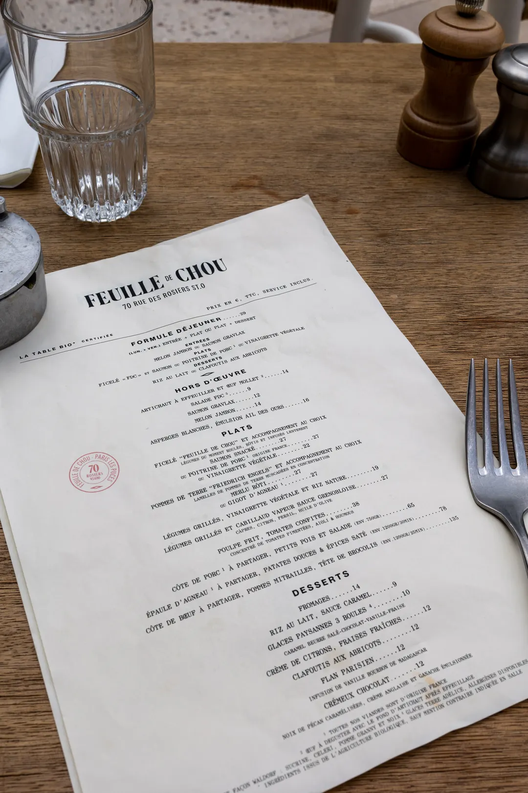 Feuille de Chou Restaurant Saint-Ouen