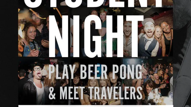Belushis Beer Pong Student Night