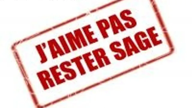J'aime Pas Rester Sage