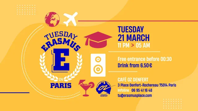 TUESDAY ERASMUS N PARIS