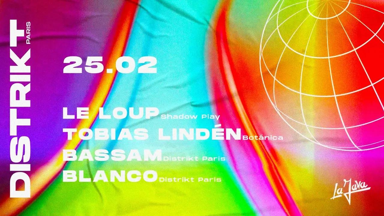 La Java - DISTRIKT PARIS: Tobias Lindén, Le Loup, Bassam, Blanco