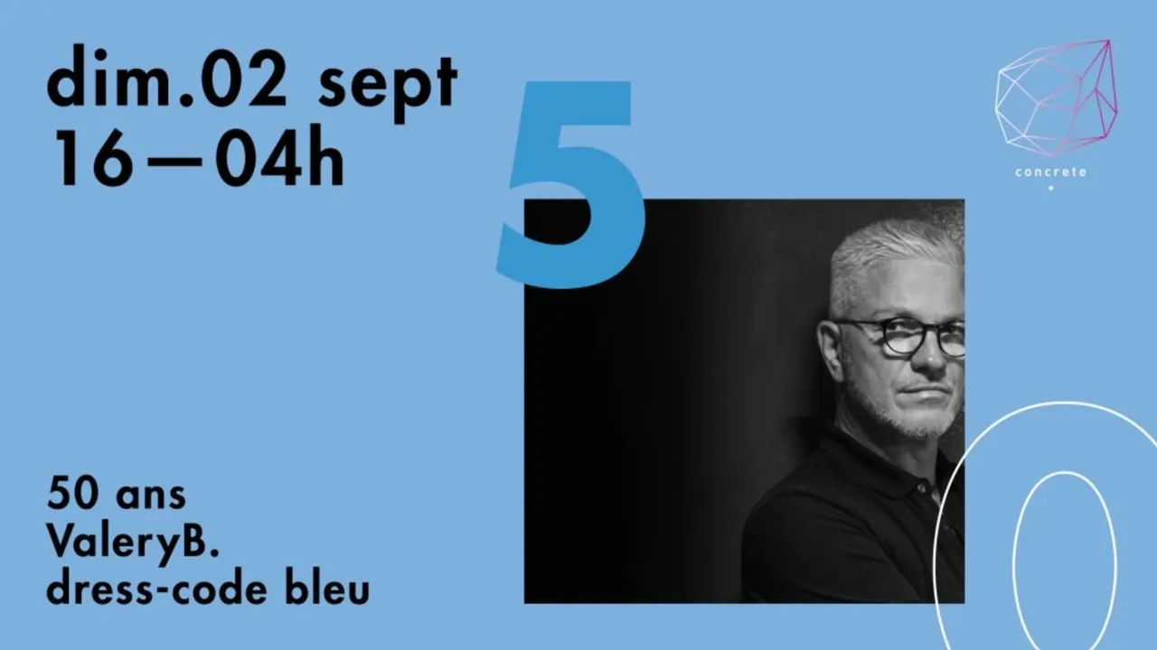 Concrete: 50 ans Valéry B, 50 Artistes en Open Platines