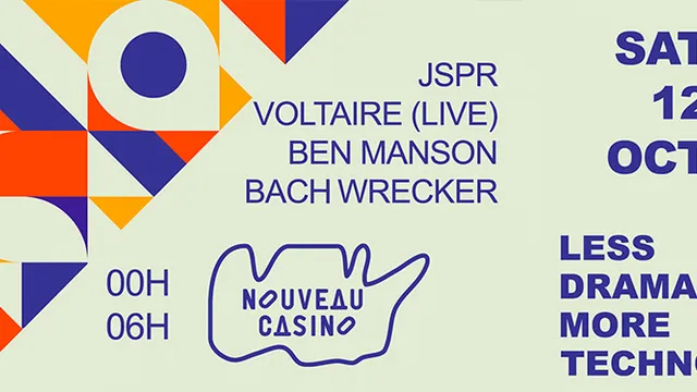 Less Drama More Techno feat JSPR, Voltaire, Ben Manson & Bach Wrecker
