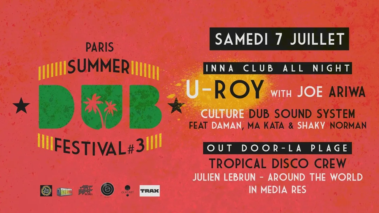 Summer Dub Session XXL avec U Roy & Joy Ariwa