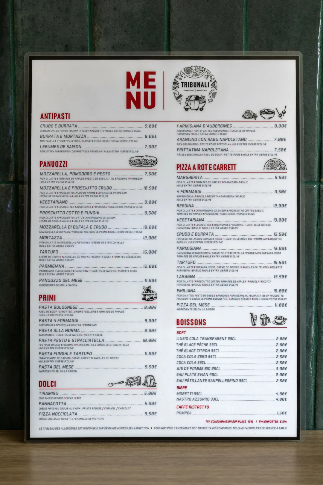 Tribunali Restaurant Paris