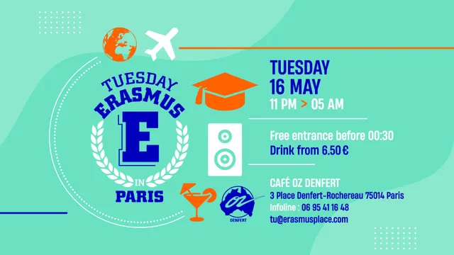 TUESDAY ERASMUS IN PARIS
