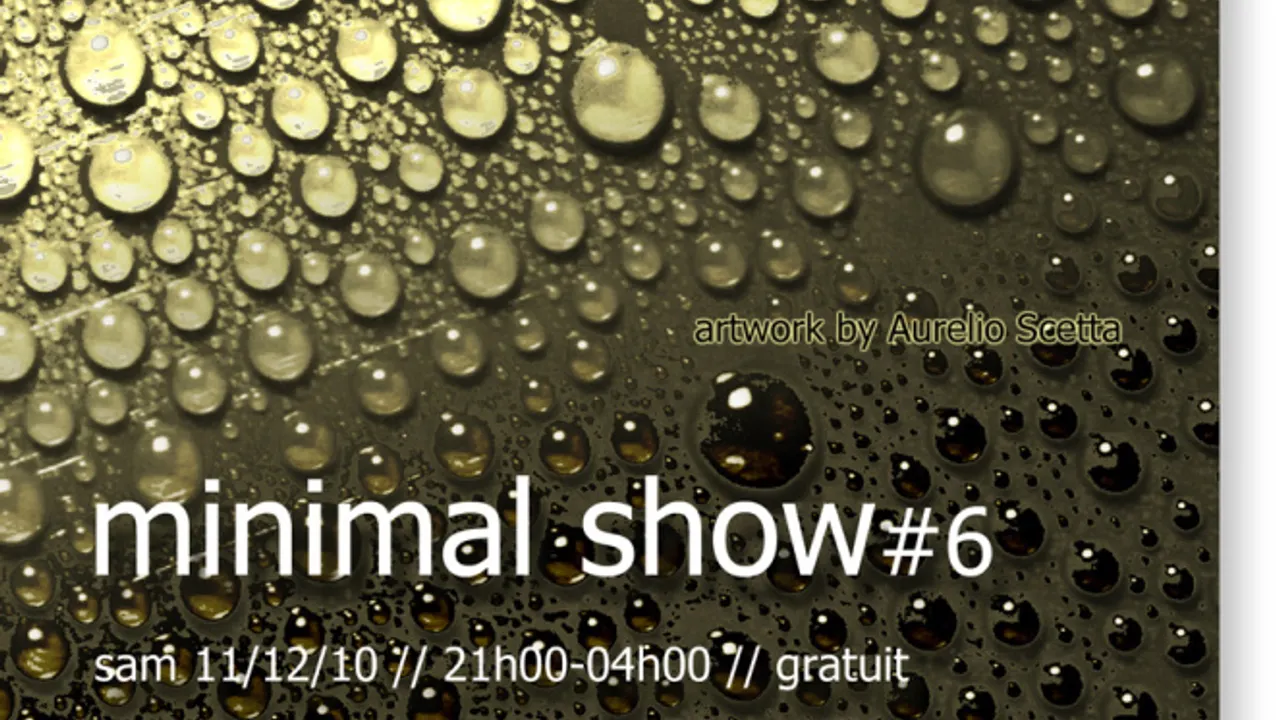 minimal show