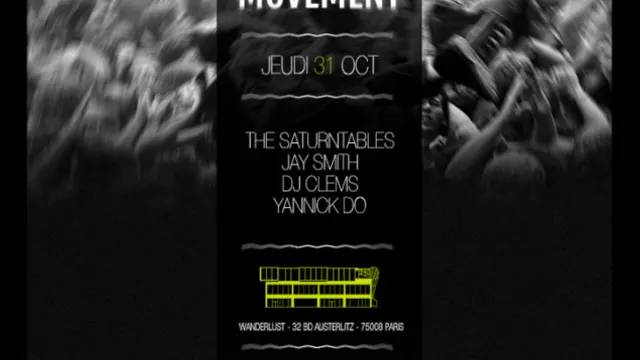 MOVEMENT avec The Saturntables, Jay Smith , Clems, Yannick Do