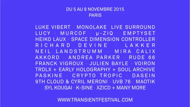 Transient Festival 2015