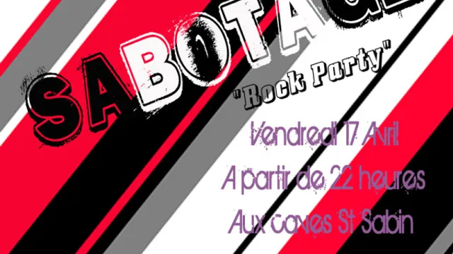 Soirée Sabotage Rock Party