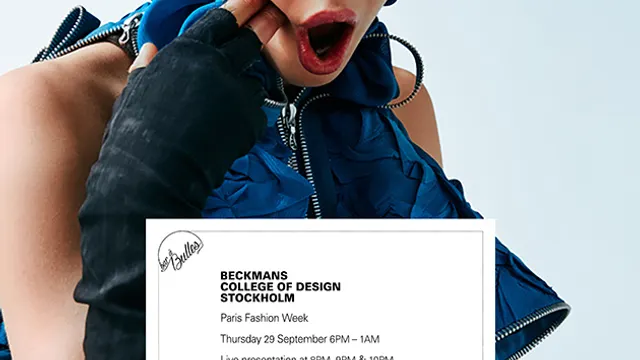 Beckmans College of Design at Paris Fashion Week