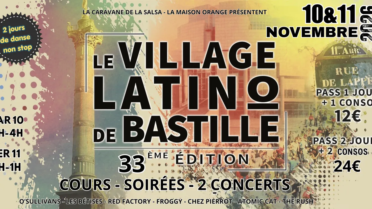 ✨ Le Village Latino De Bastille ✨