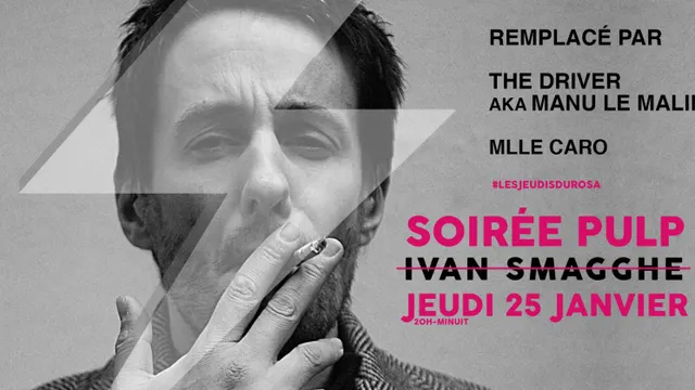 Les Jeudis du Rosa : Soirée Pulp avec Ivan Smagghe