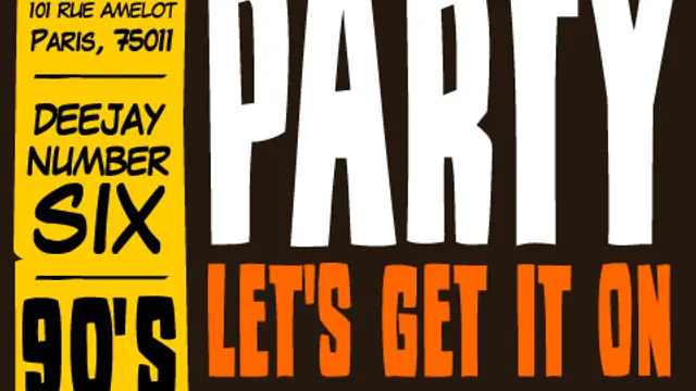 It's a party.. let's get it on tonight