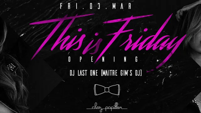 Opening this is Friday