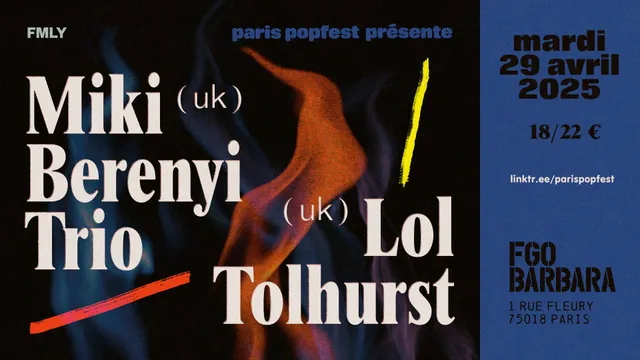 Miki Berenyi Trio + Lol Tolhurst (ex The Cure)