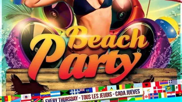 INTERNATIONAL STUDENT PARTY : Beach Party