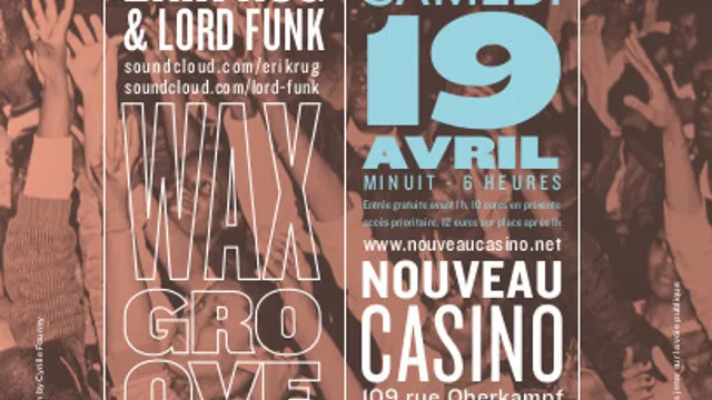 Waxgroove w. Erik Rug & Lord Funk