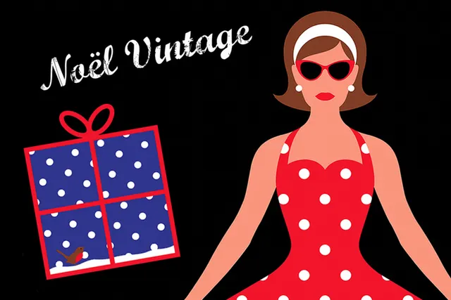 Les Blancs Manteaux vous souhaitent un joyeux Noël Vintage