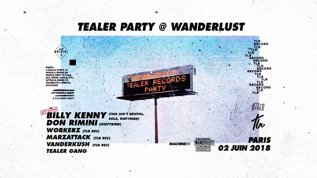 Tealer Party at Wanderlust with Billy Kenny
